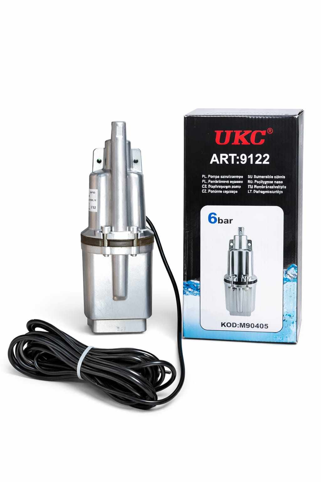 Vibrations-Tauchpumpe 6 bar für Klarwasser